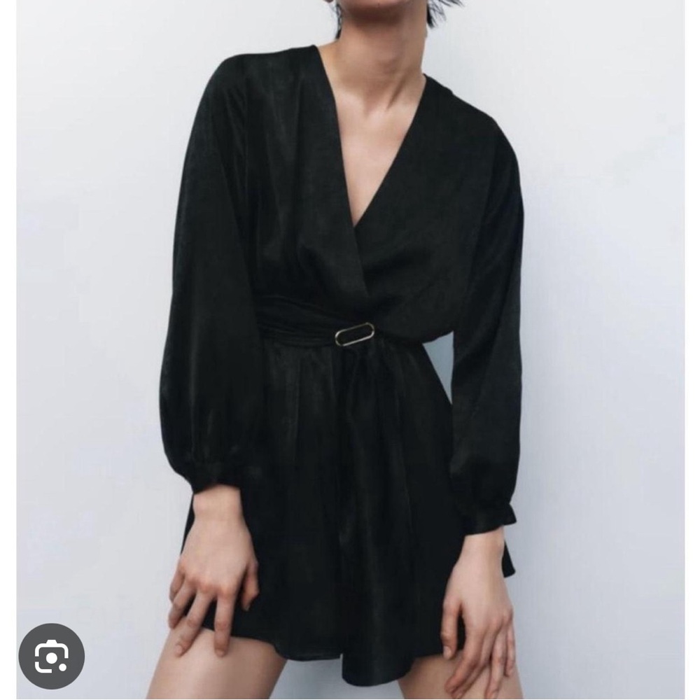 Zara navy blue romper